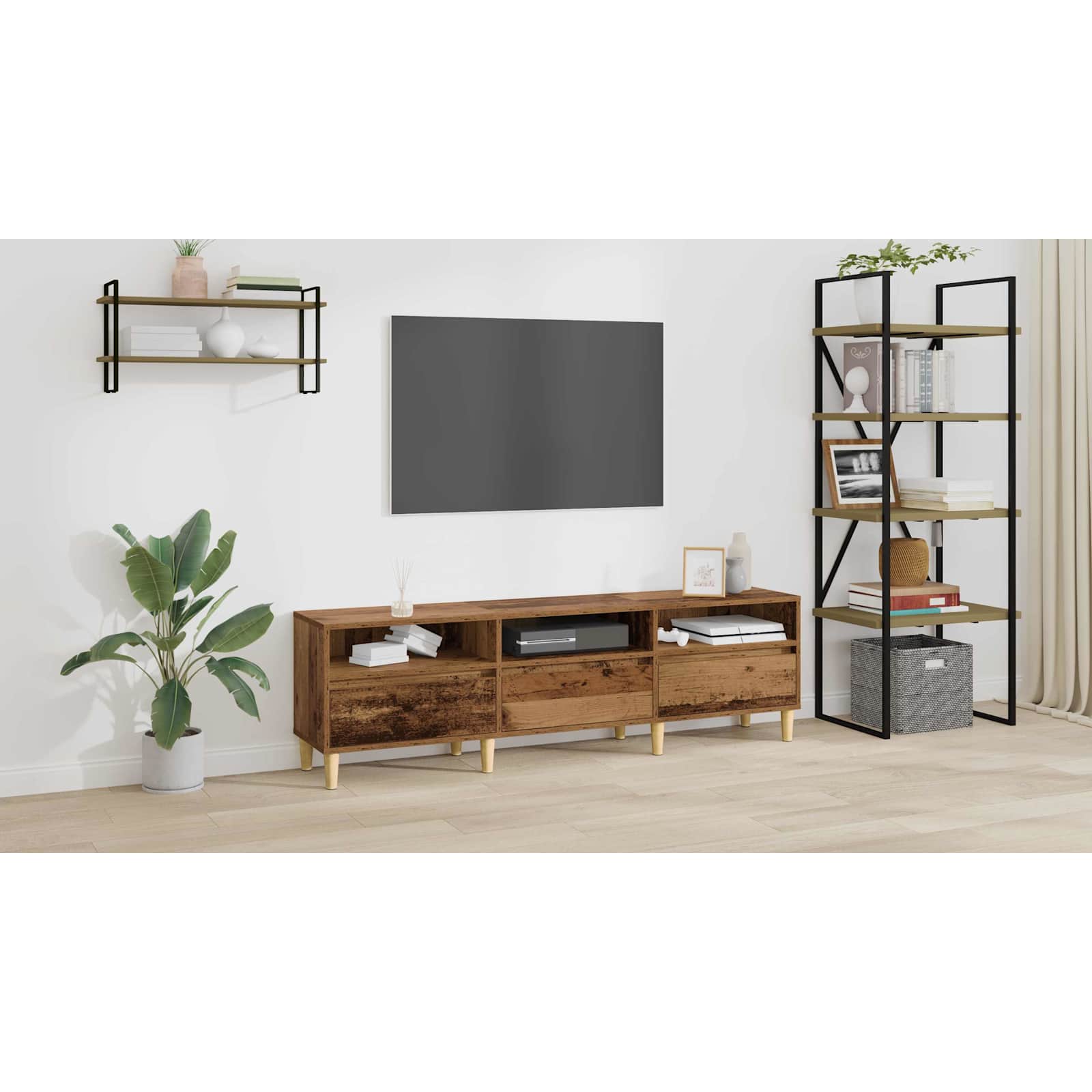 Televizoriaus spintelė Senovinis medis 150 x 30 x 45 cm
