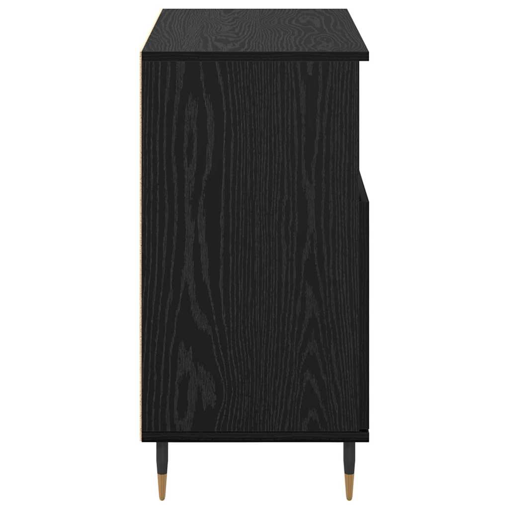 Kabalas juoda ąžuolo 60 x 35 x 70 cm Apdirbta mediena