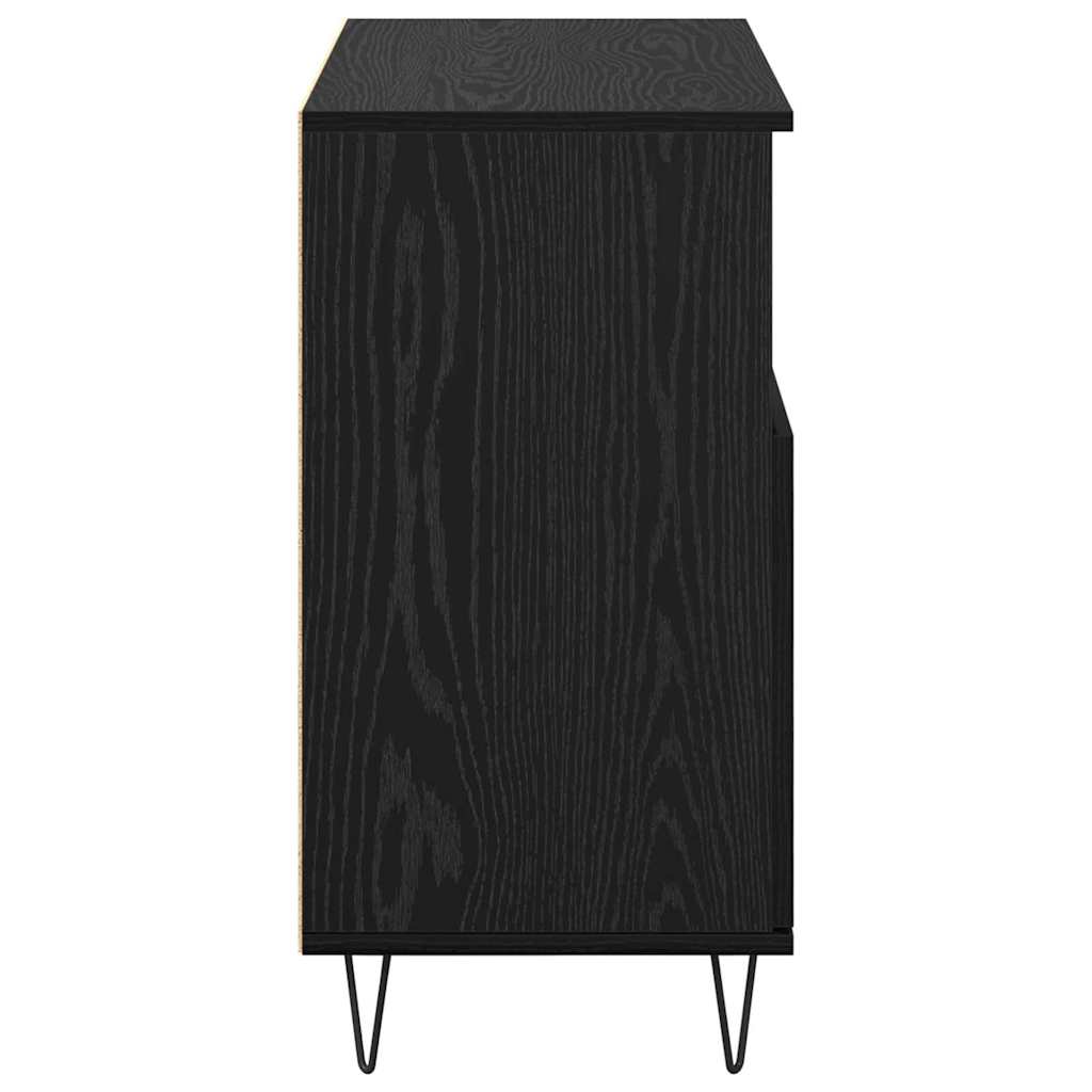 Kabalas juoda ąžuolo 60 x 35 x 70 cm Apdirbta mediena