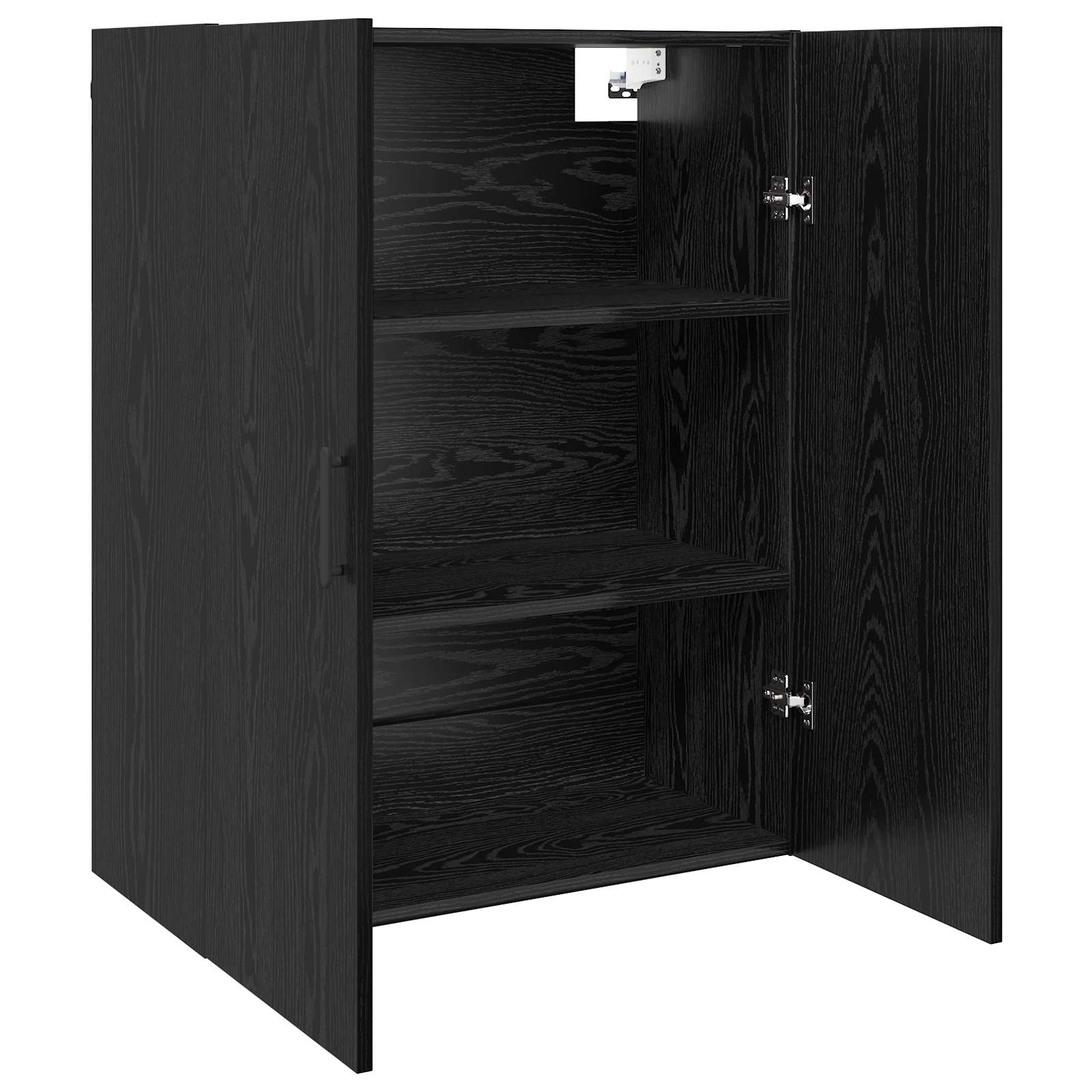Wall cabinet black oak 69.5 x 34 x 90 cm
