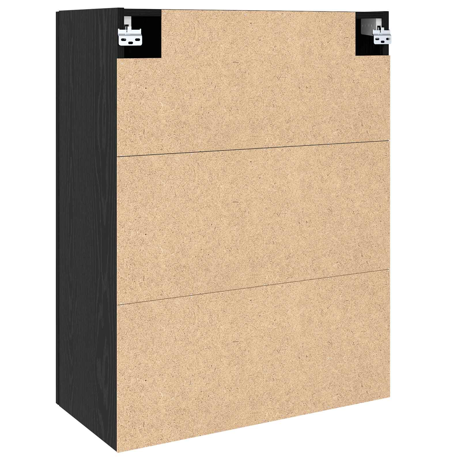 Wall cabinet black oak 69.5 x 34 x 90 cm