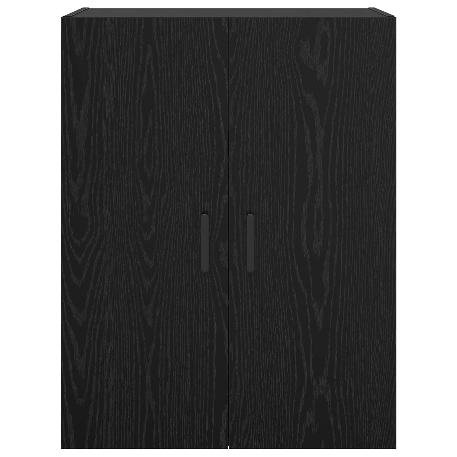 Wall cabinet black oak 69.5 x 34 x 90 cm