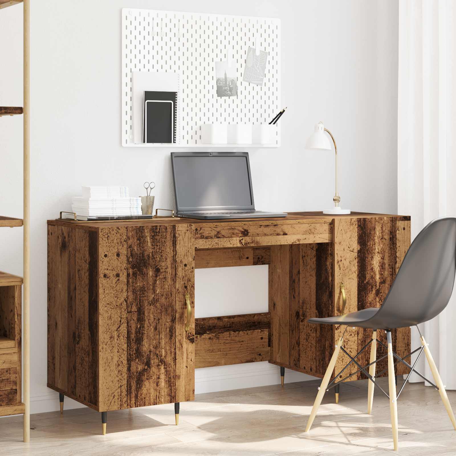 Galds Vecs koks 140 x 50 x 75 cm Apstrādāta koksne