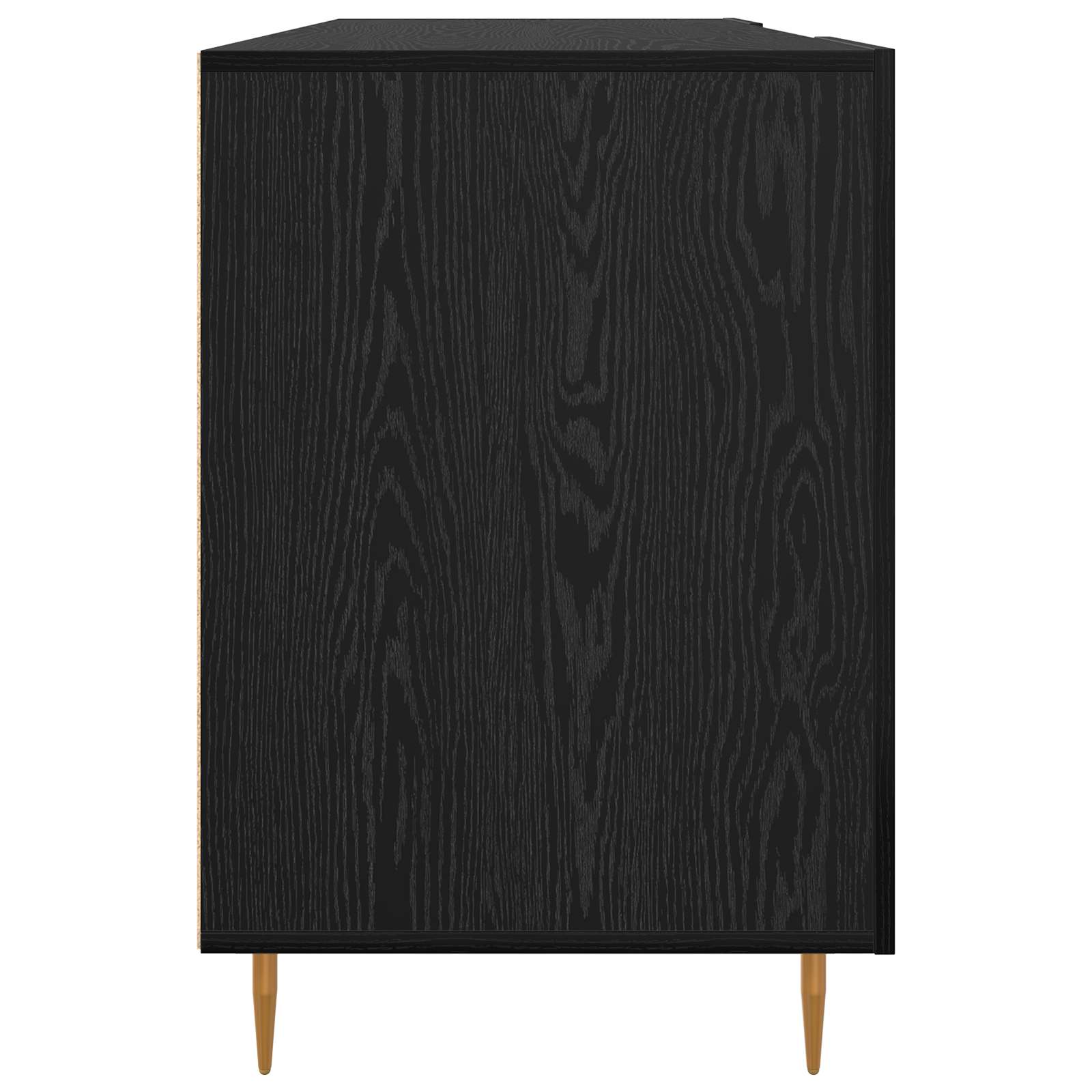 Stalas juoda ąžuolo 140 x 50 x 75 cm Apdirbta mediena