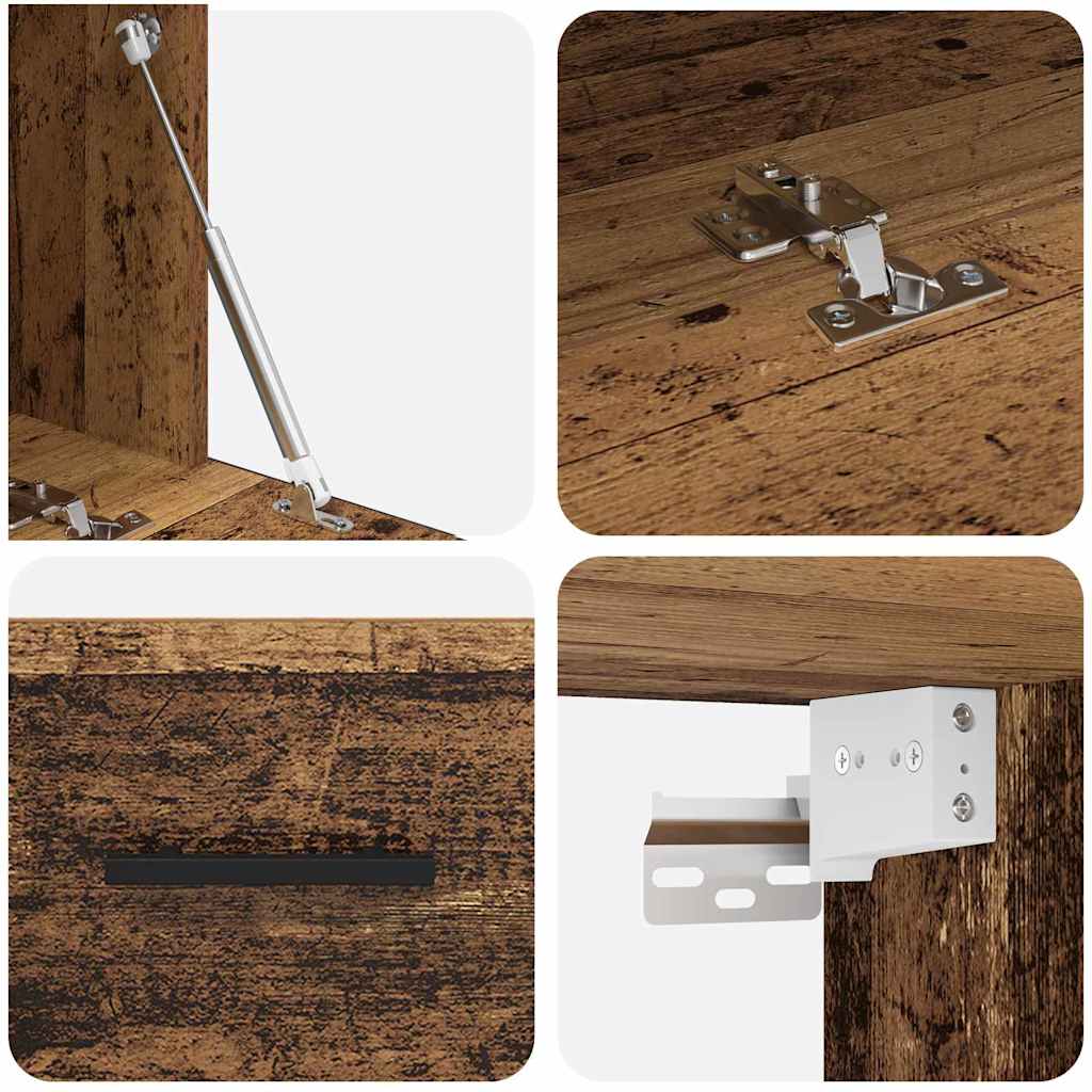 Wall cabinet Old wood 80 x 36.5 x 35 cm