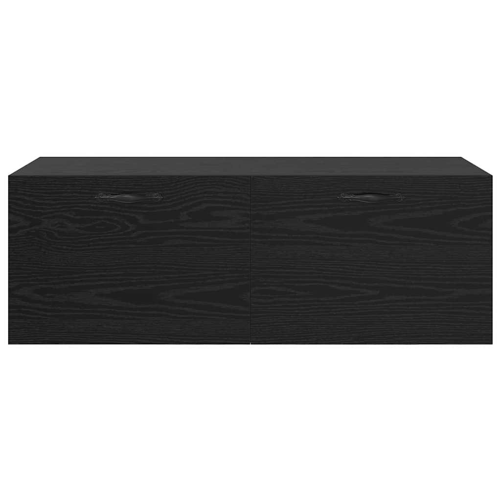 Wall-Mounted Cabinet Black Oak 100 x 36.5 x 35 cm