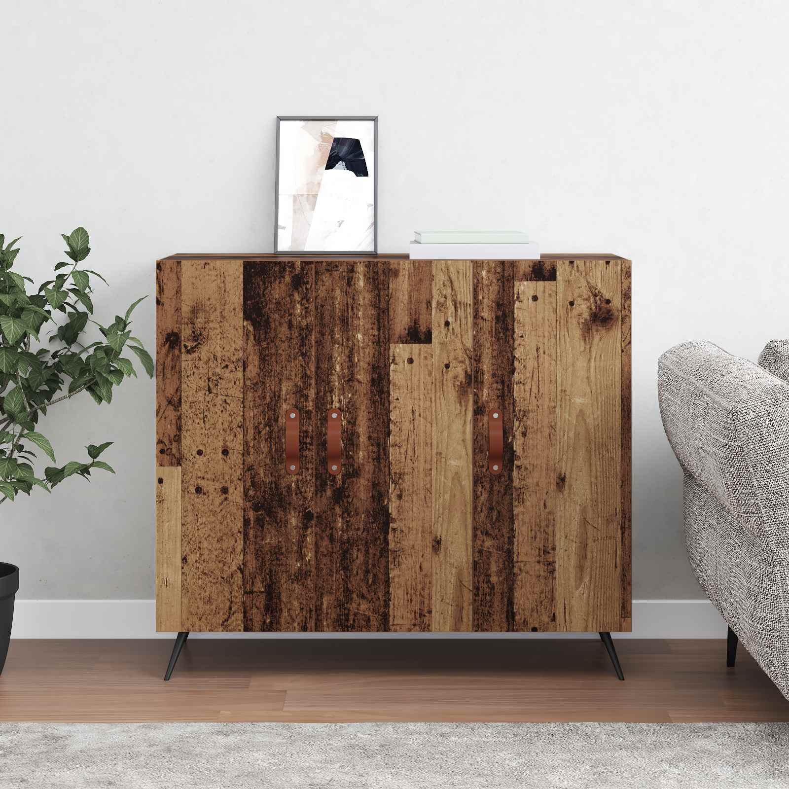 Kabal Old Wood 89.5 x 34 x 80 cm Processed Wood