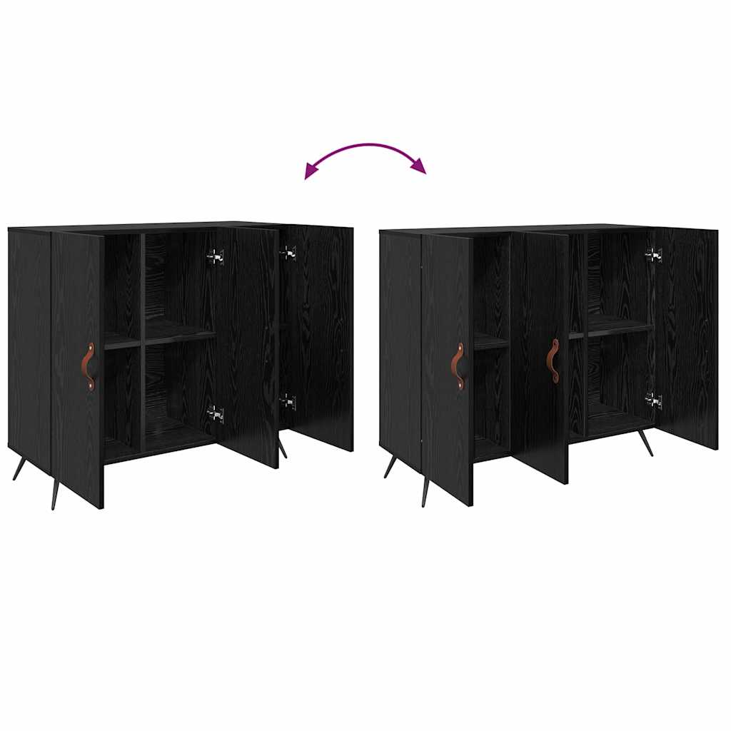 Kabalas Juoda 90 x 34 x 80 cm Apdirbta mediena