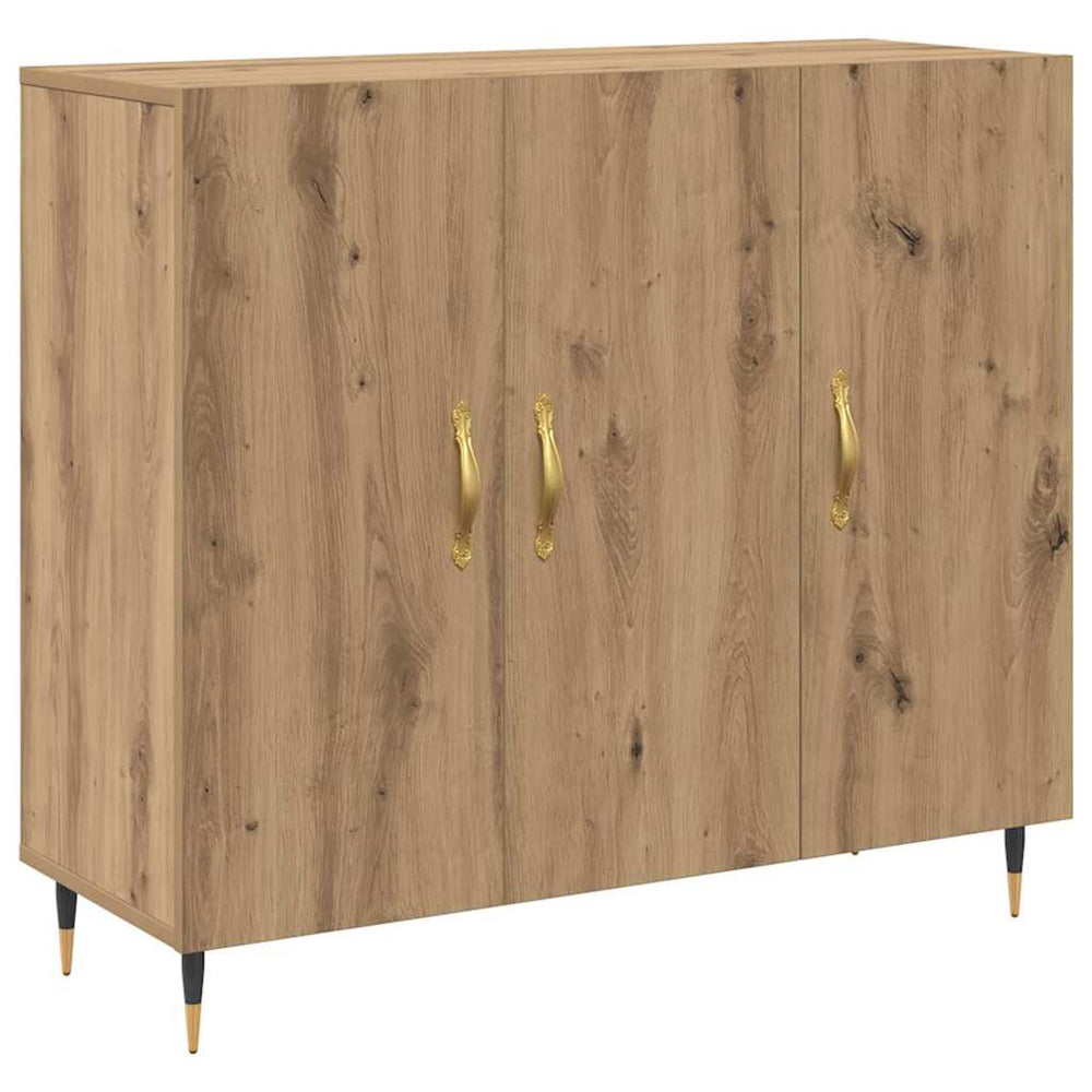 Kabalas su saugykla su durimis Ruda 90 x 34 x 80 cm Apdirbta mediena