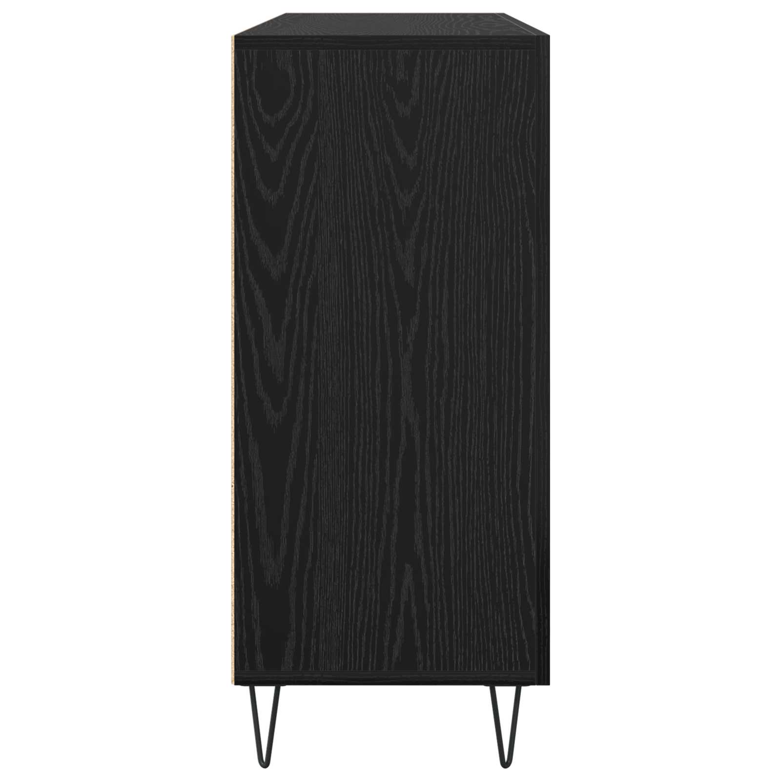 Kabalas Juodas ąžuolas 90 x 32,5 x 80 cm Apdirbta mediena
