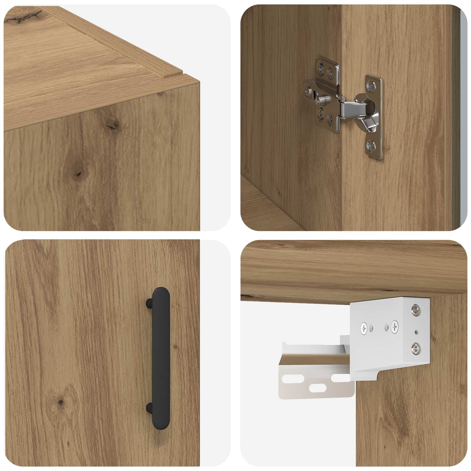 Kabalas Craftsman Oak 69.5 x 34 x 90 cm Processed wood