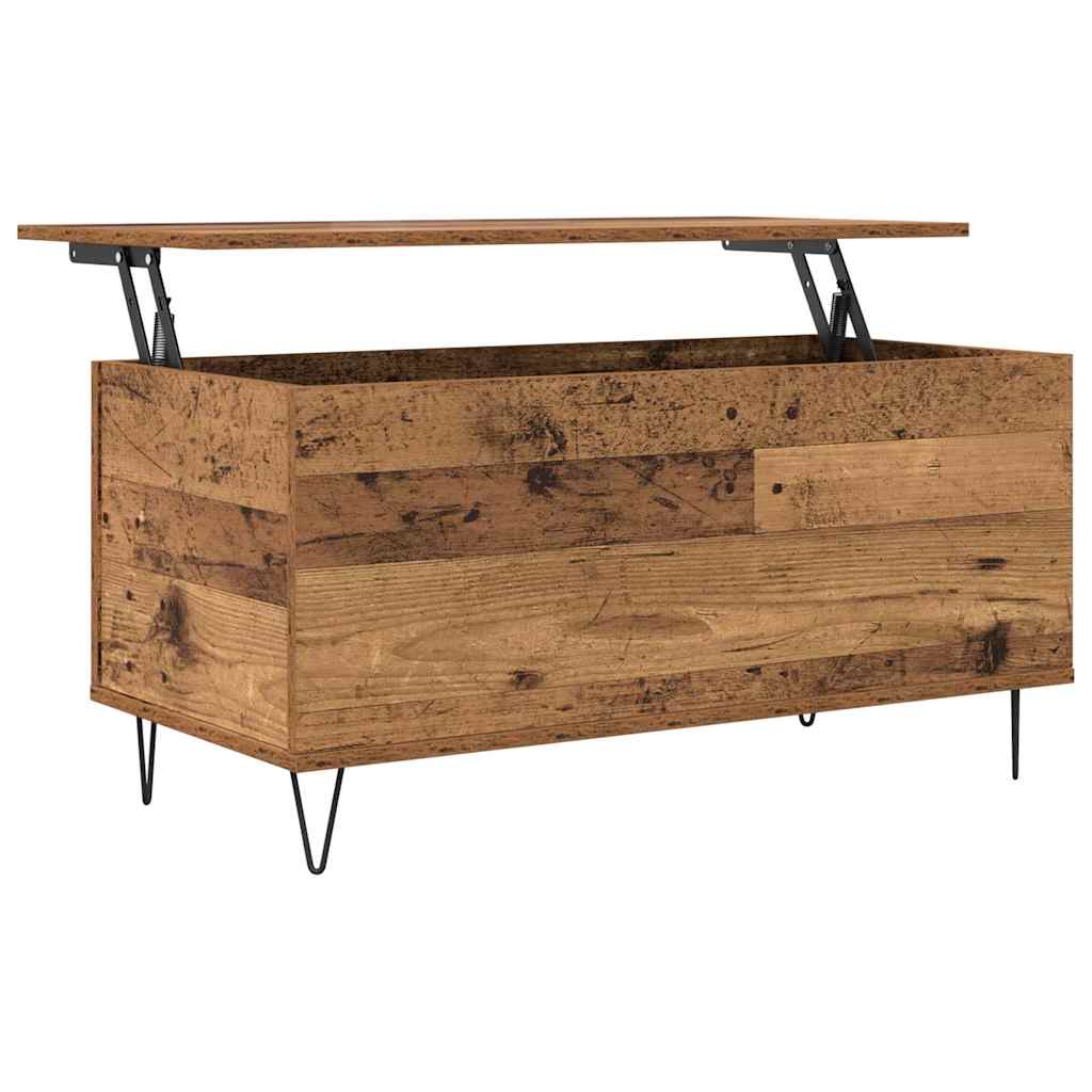 Kafijas galdiņš Sena koksne 90 x 44,5 x 45 cm Apstrādāta koksne