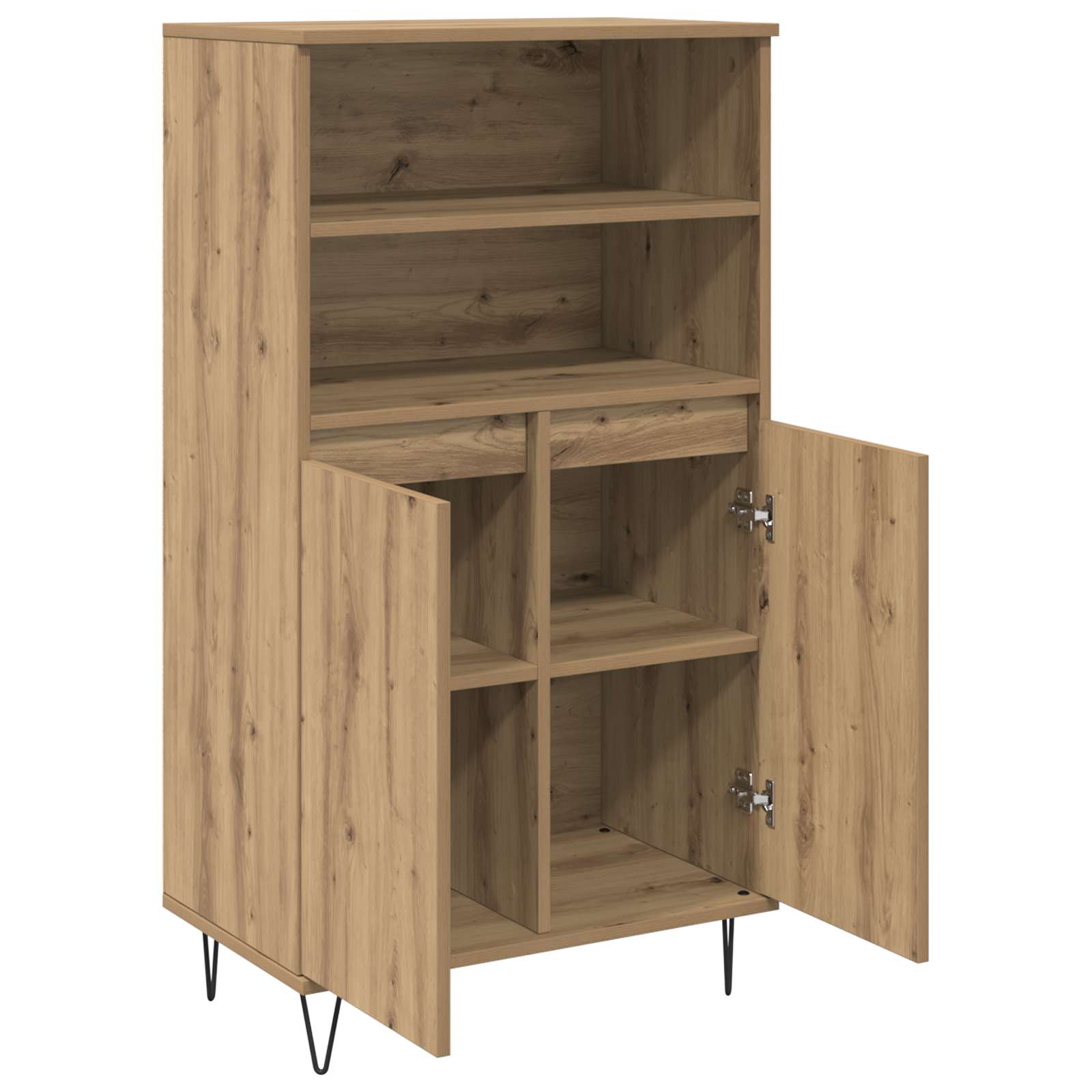 Augsts skapis Brūns 60 x 36 x 110 cm Apstrādāta koksne