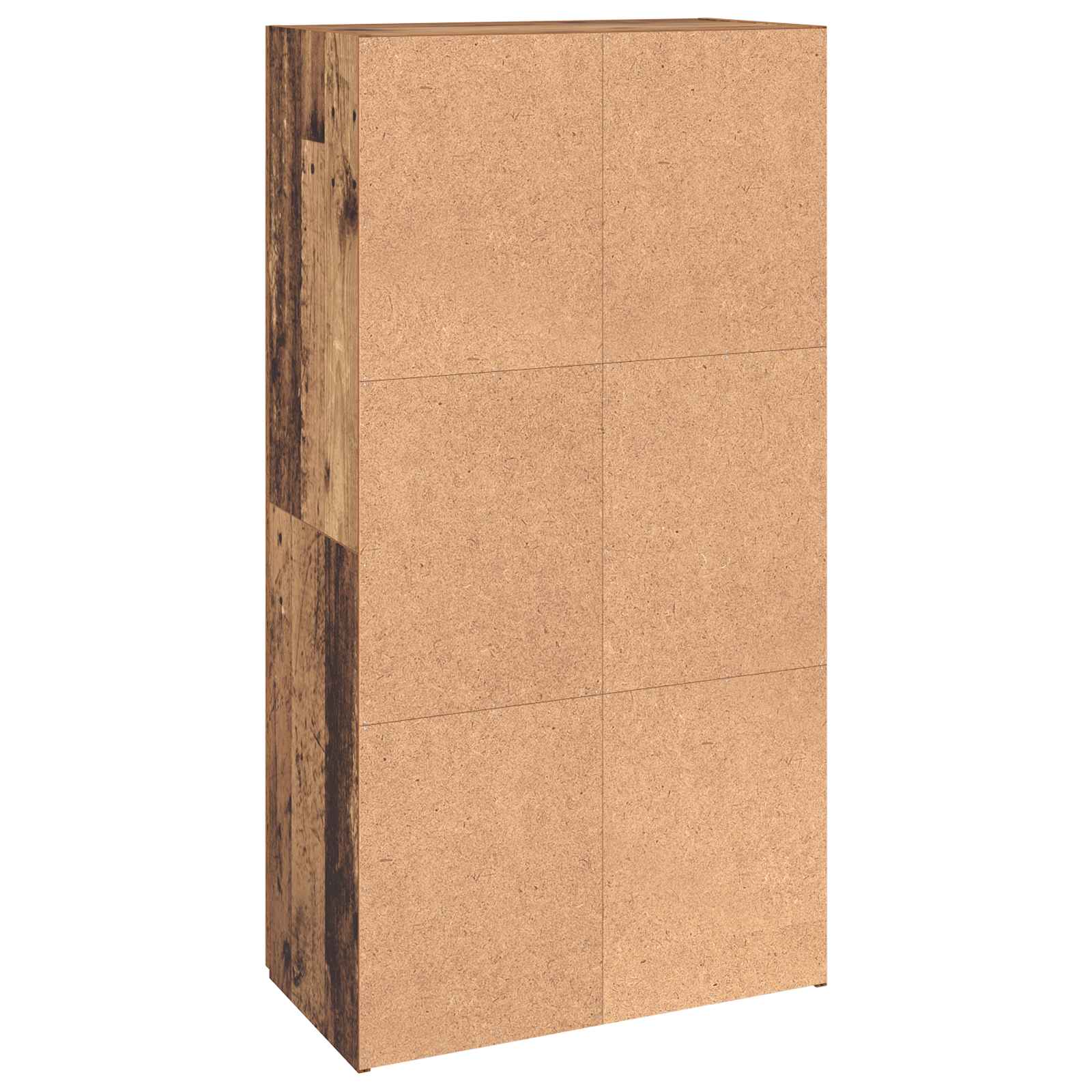 Office Cabinet Black Oak 60 x 32 x 115 cm Engineered Wood