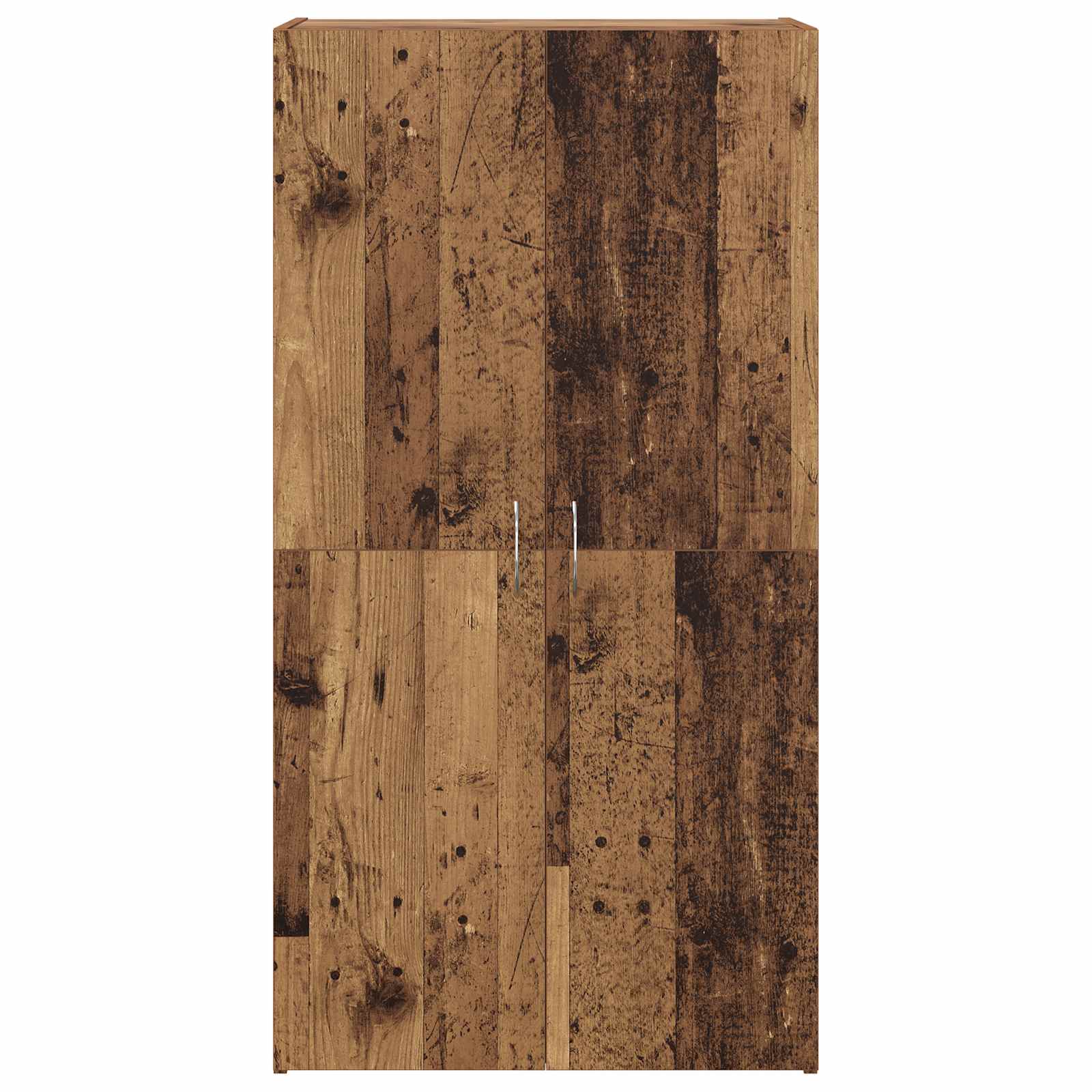 Office Cabinet Black Oak 60 x 32 x 115 cm Engineered Wood