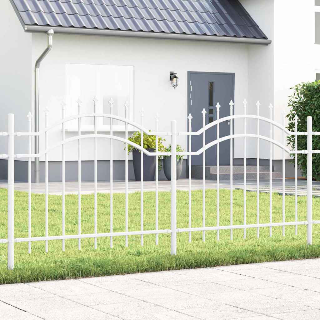Sodo tvora Balta 140 cm Milteliniu būdu padengtas plienas