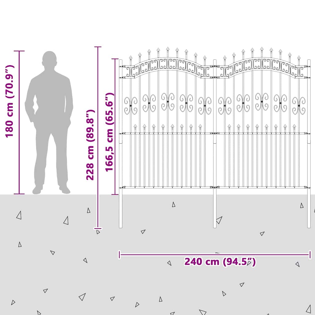 Sodo tvora KAMPEN 240 x 228 cm Mesh Balta