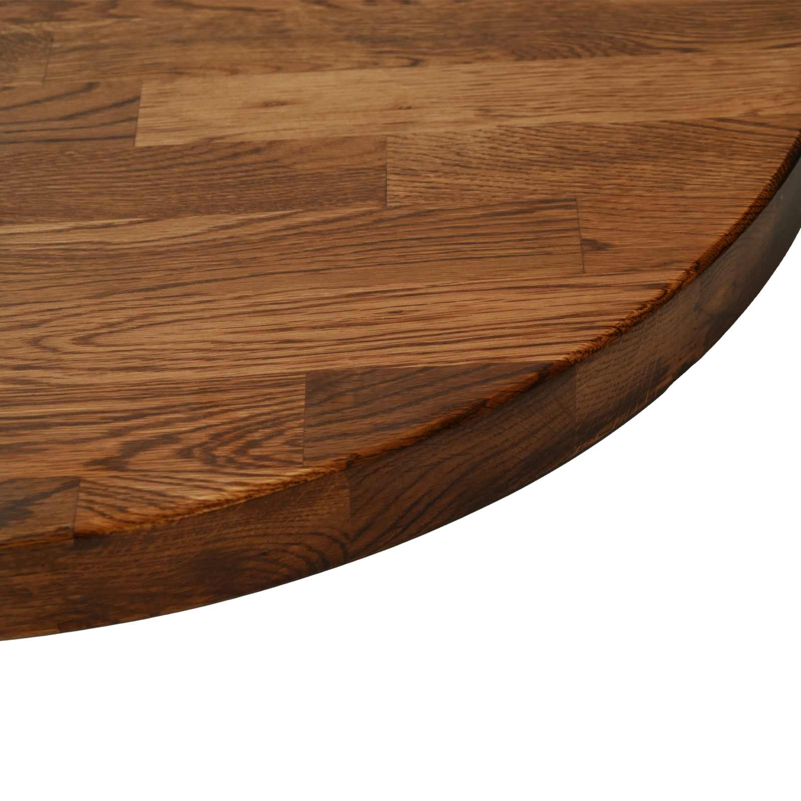 Tabletop Light brown Ø 40 x 4 cm Solid oak