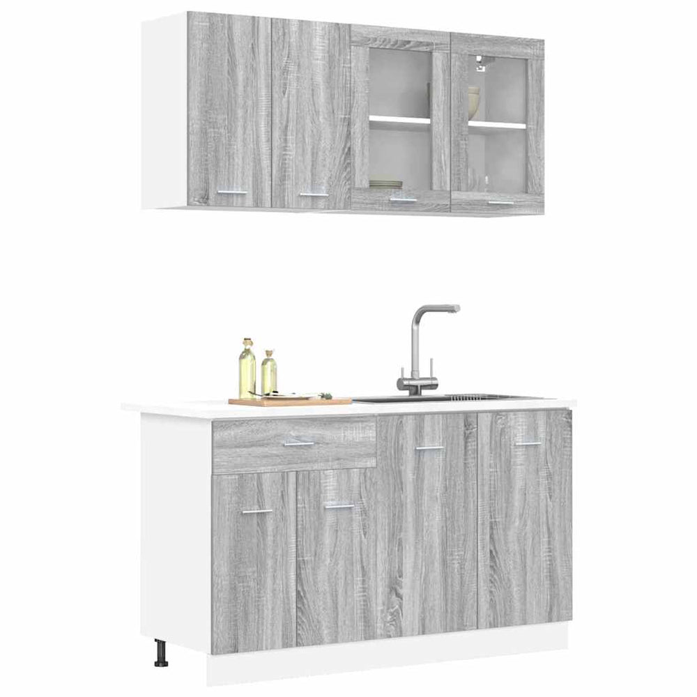 Virtuvės spintelių komplektas Lyon 4 pcs Pilka sonoma ąžuolo
