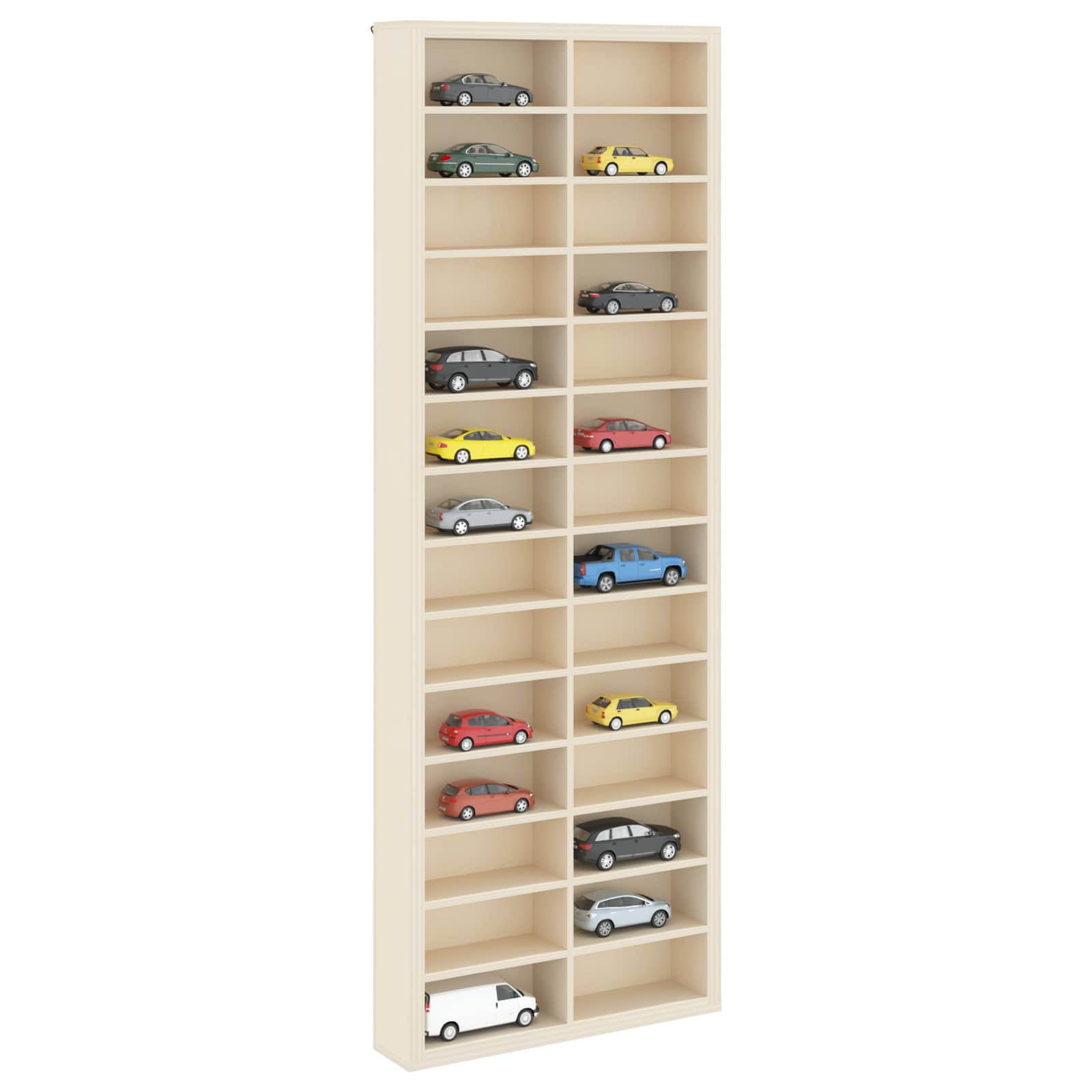 Display Box with Storage Brown 21 x 4.5 x 59 cm Engineered wood