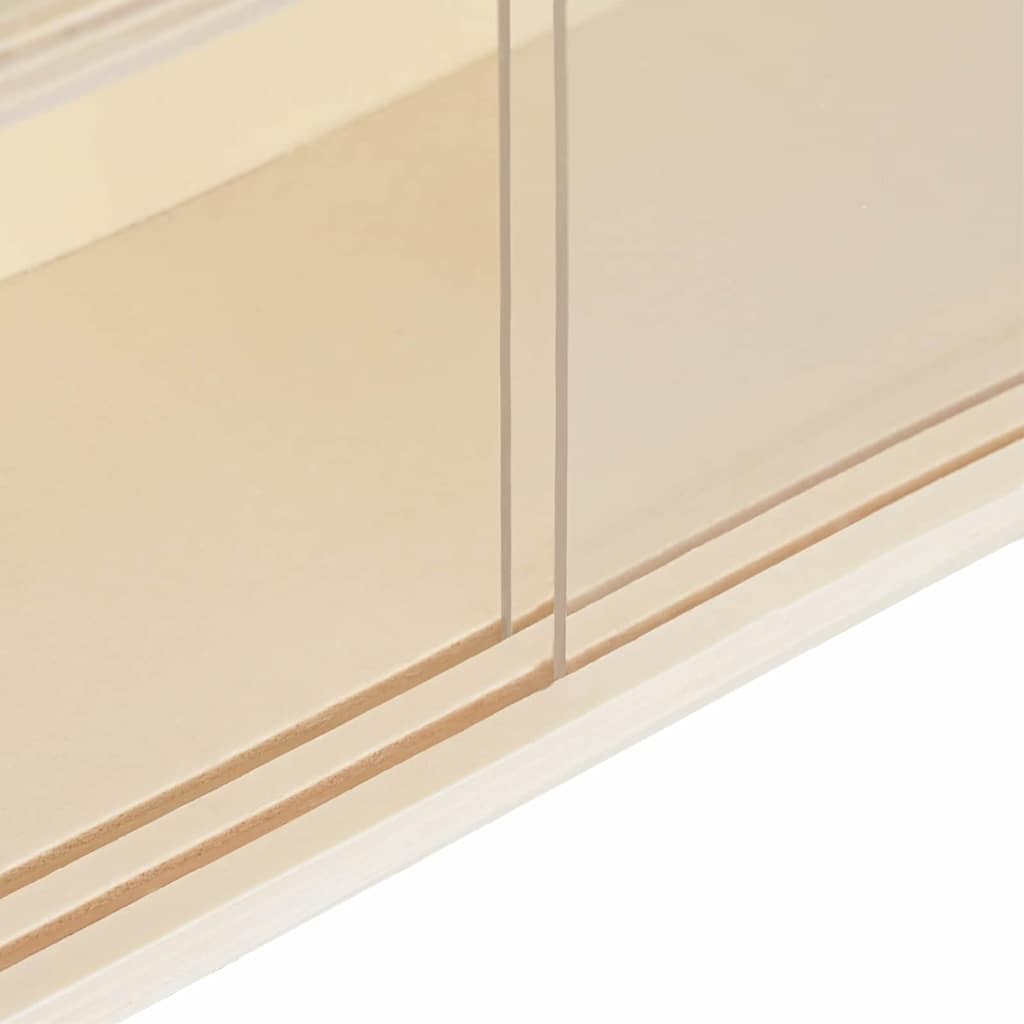 Sieninis vitrina su lentyna Smėlio 40 x 8,5 x 54 cm fanera