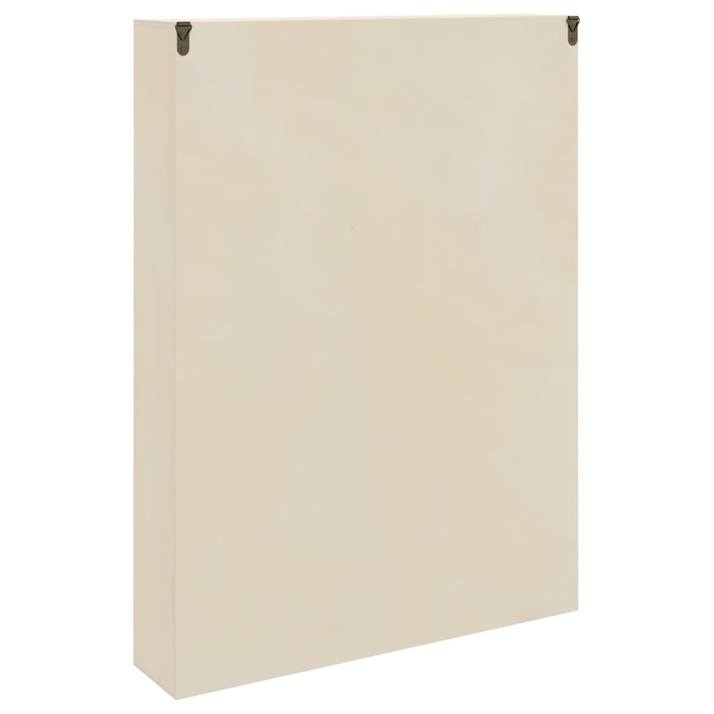 Sieninis vitrina su lentyna Smėlio 40 x 8,5 x 54 cm fanera