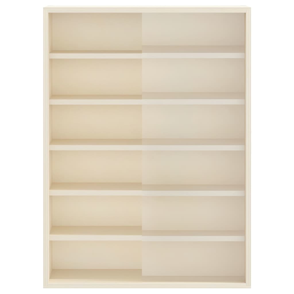 Sieninis vitrina su lentyna Smėlio 40 x 8,5 x 54 cm fanera
