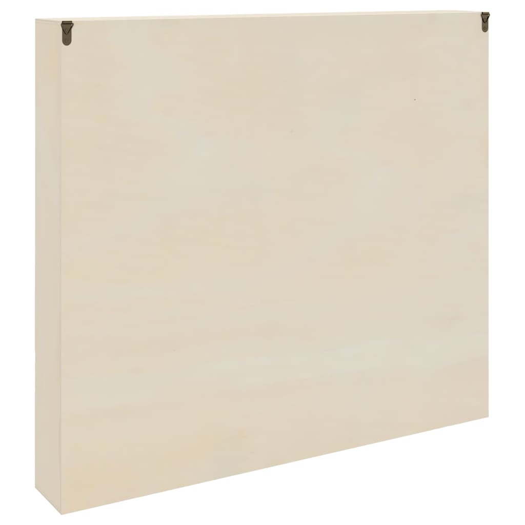 Sieninis vitrina su lentyna Smėlio 60 x 8,5 x 54 cm fanera