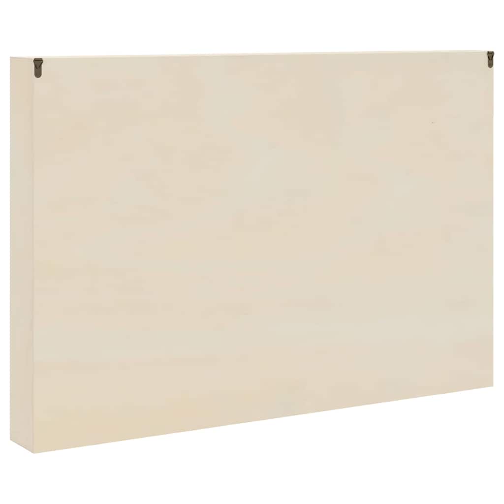 Sieninis vitrina su lentyna Smėlio 80 x 8,5 x 54 cm fanera