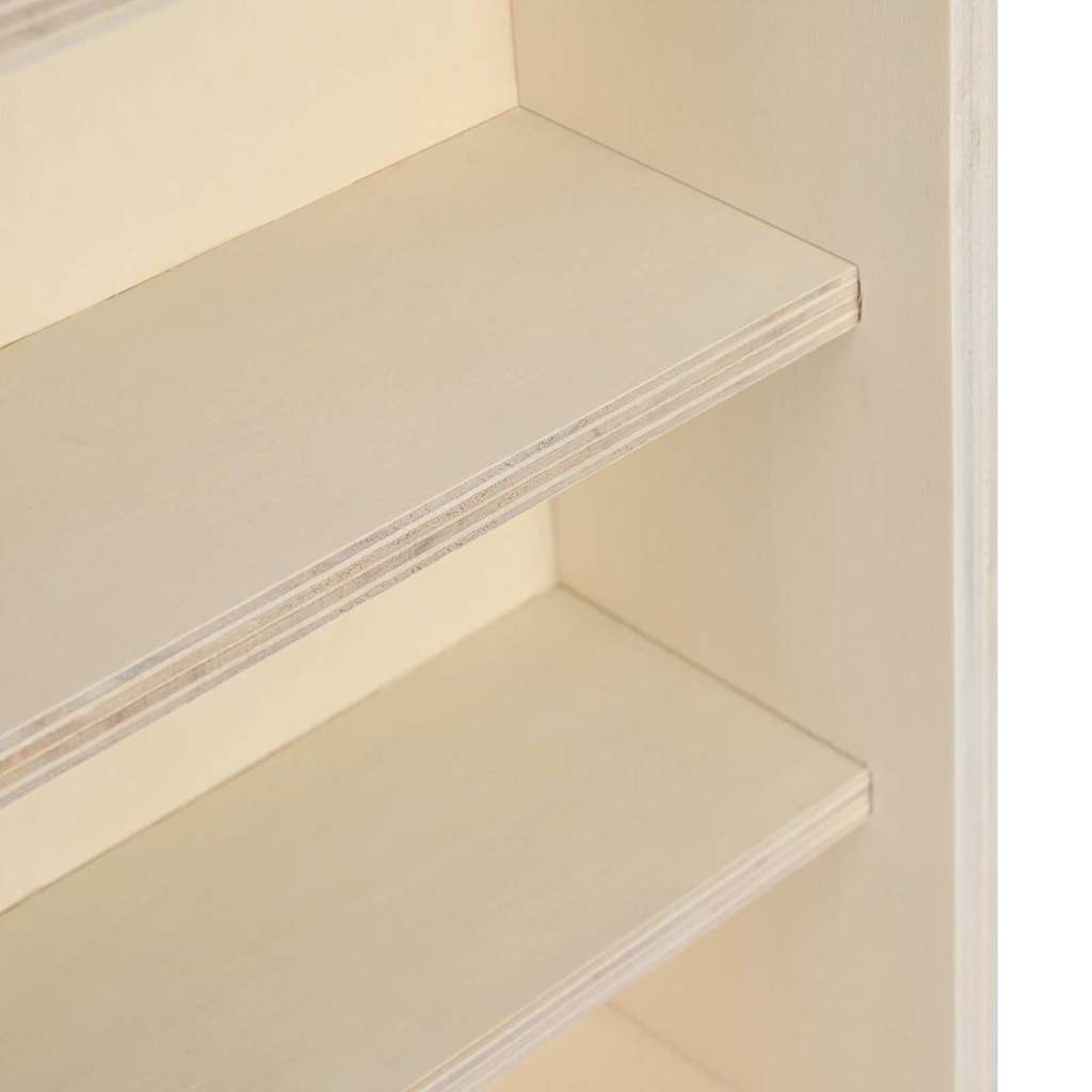 Sieninis vitrina su lentyna Smėlio 100 x 8,5 x 54 cm fanera