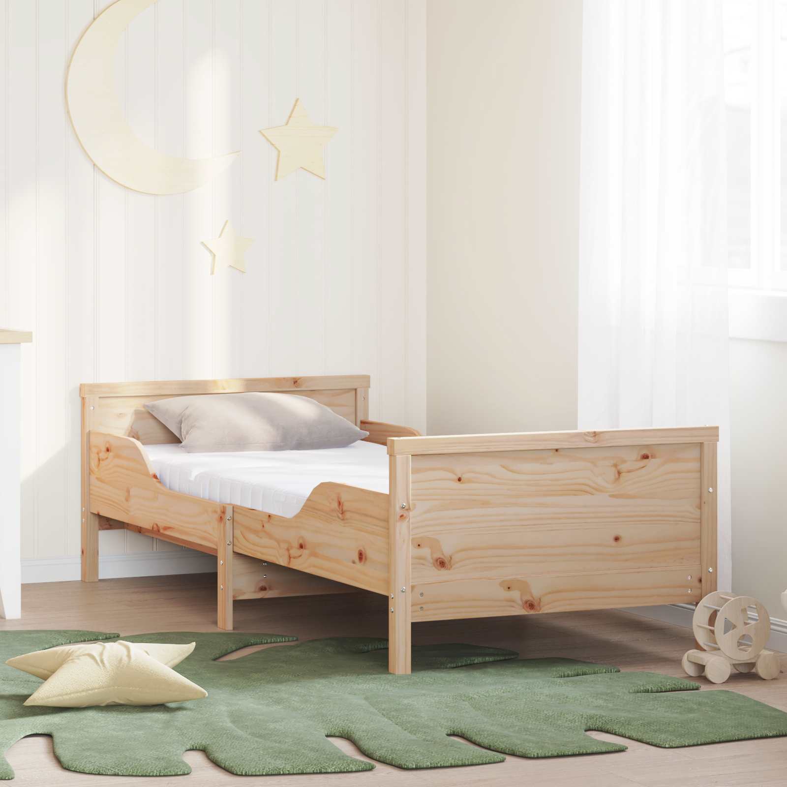 Ištraukiamas putų čiužinys 80 x 200 cm Balta