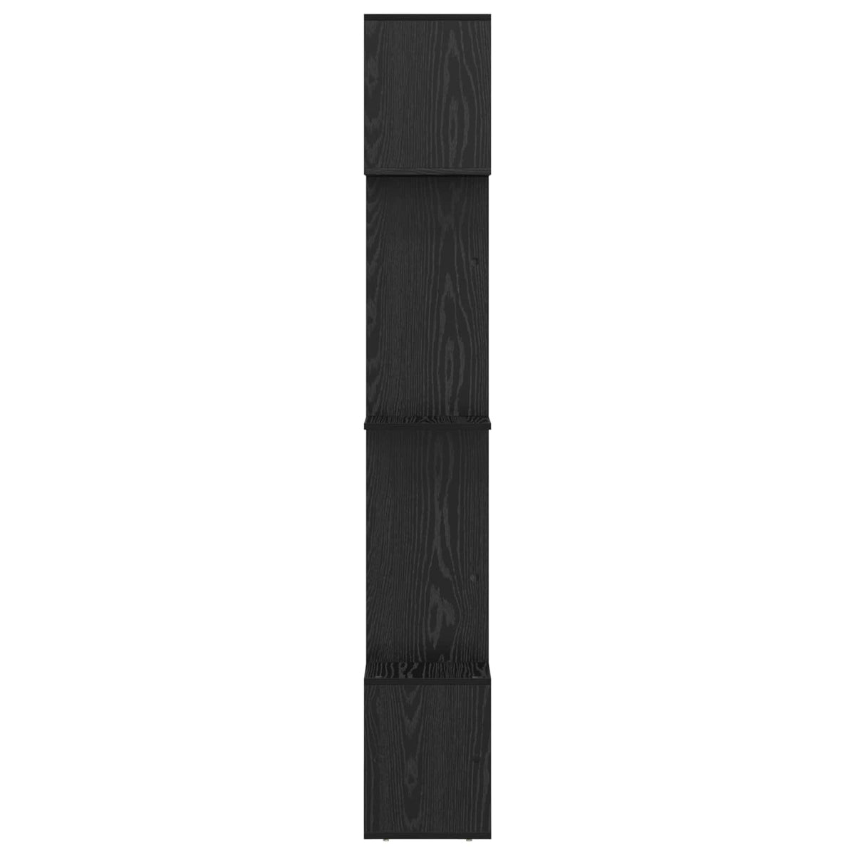 Grāmatu plaukts Melns ozols 92 x 29 x 188 cm Konstruētā koksne