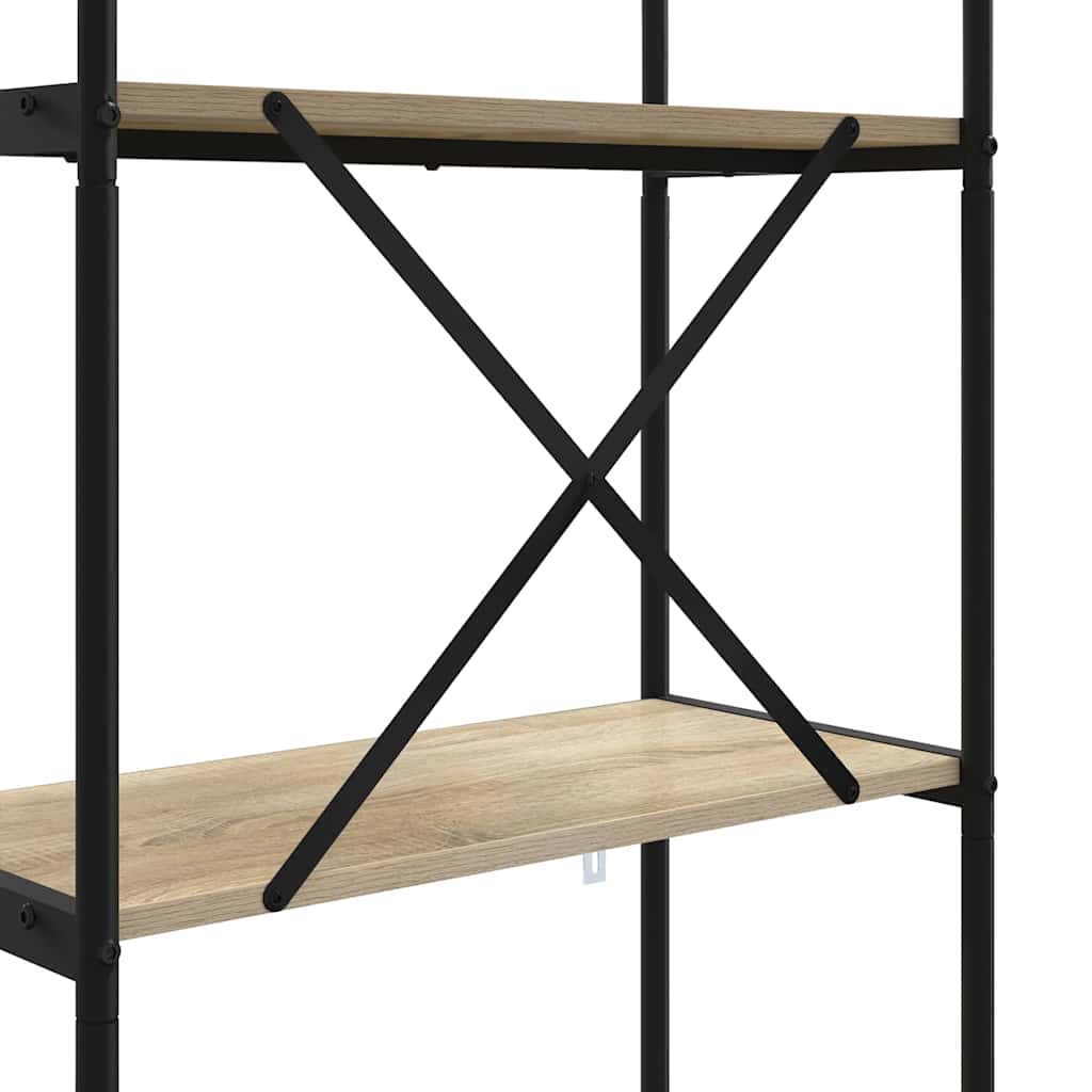 Grāmatu plaukts Sonoma ozols 80 x 30 x 183 cm Inženierijas koks