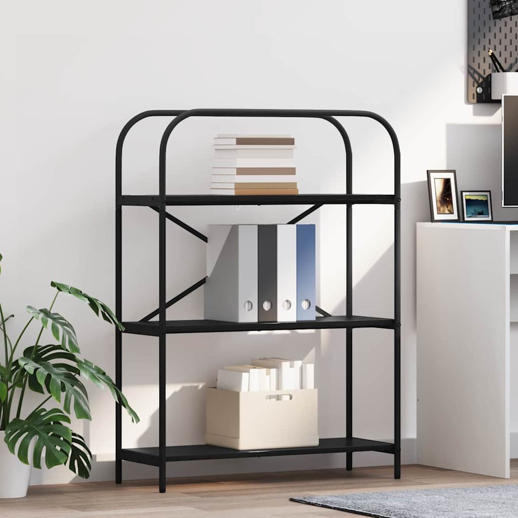 Grāmatu plaukts Melnais ozols 80 x 30 x 109 cm Inženierijas koksne