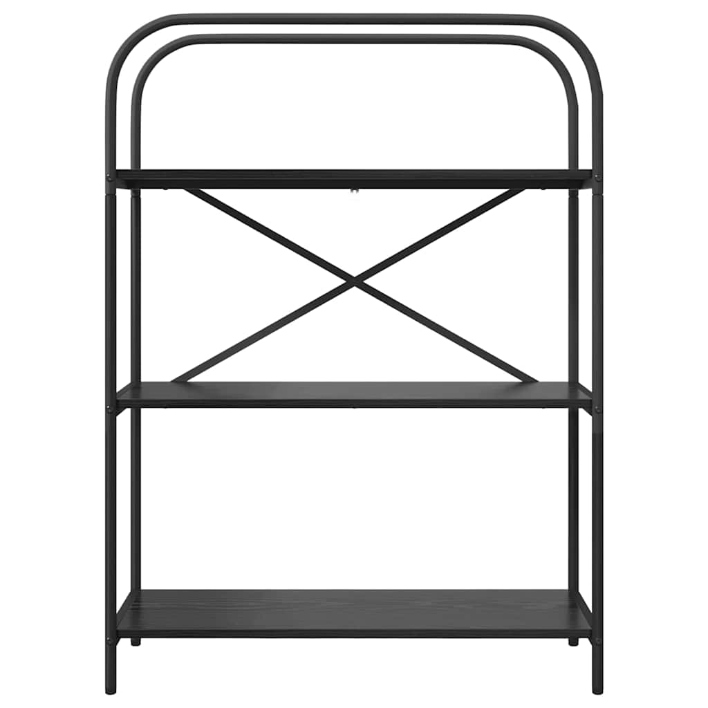 Grāmatu plaukts Melnais ozols 80 x 30 x 109 cm Inženierijas koksne