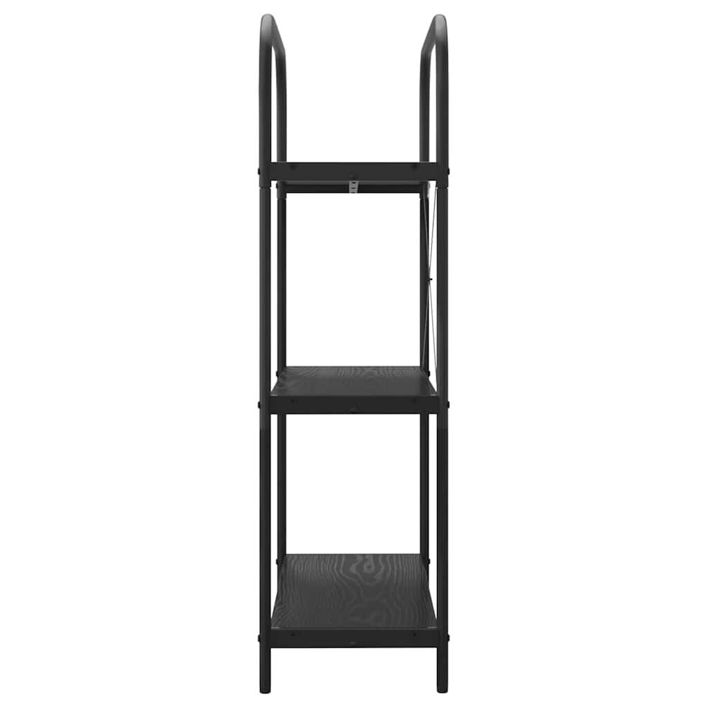 Grāmatu plaukts Melnais ozols 80 x 30 x 109 cm Inženierijas koksne