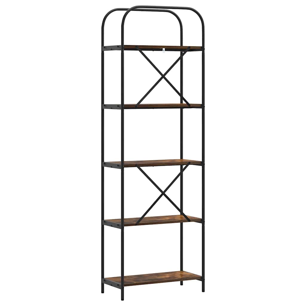 Knygų lentyna Rūkyta ąžuolas 60 x 30 x 183 cm Apdirbta mediena