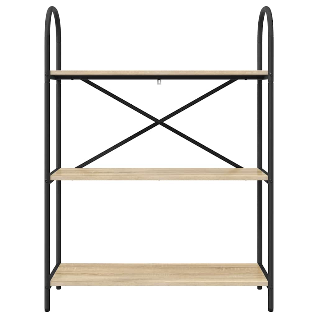 Bookcase Sonoma Oak 80 x 30 x 109 cm Engineered wood