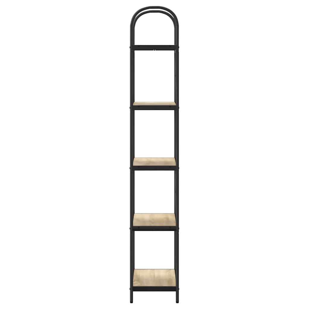 Bookcase Sonoma Oak 60 x 30 x 183 cm Engineered Wood