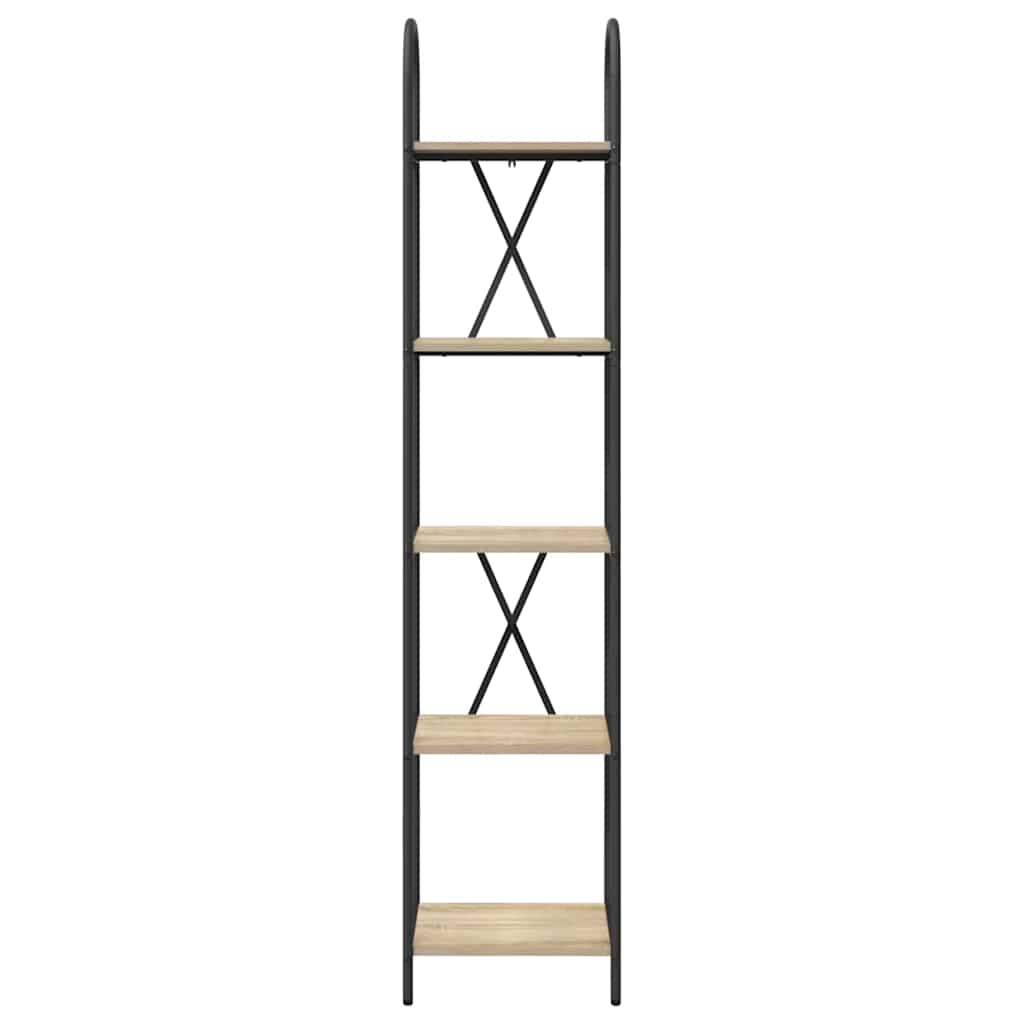 Bookcase Sonoma Oak 40 x 30 x 183 cm Engineered Wood