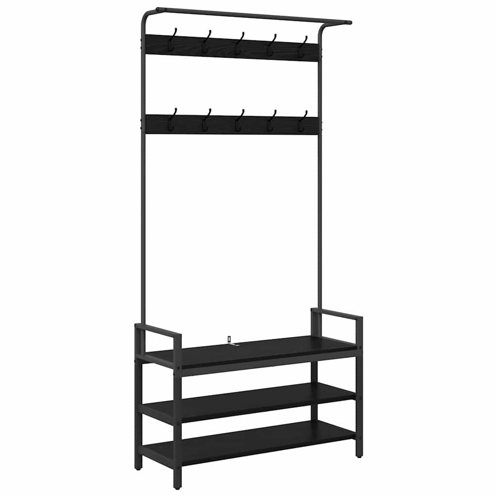 Paltas Juodojo ąžuolo 95 x 34 x 184 cm Apdirbta mediena