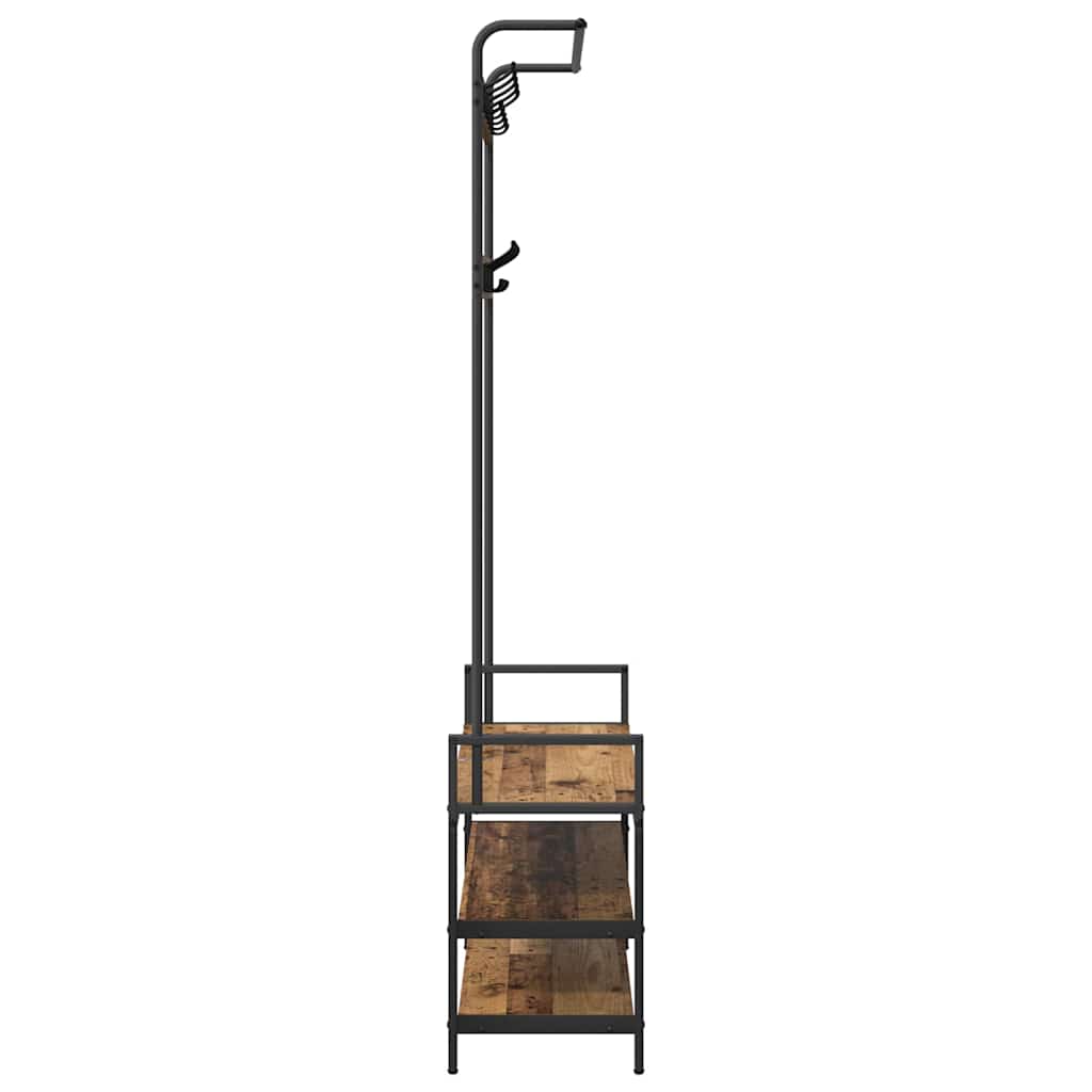 Mētelis ar plauktu Vecs koks 95 x 34 x 184 cm Apstrādāta koksne