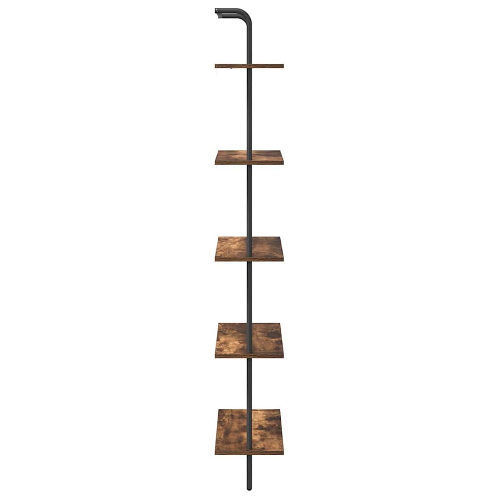 Knygų lentyna Rūkyta ąžuolas 60 x 24 x 168 cm Apdirbta mediena