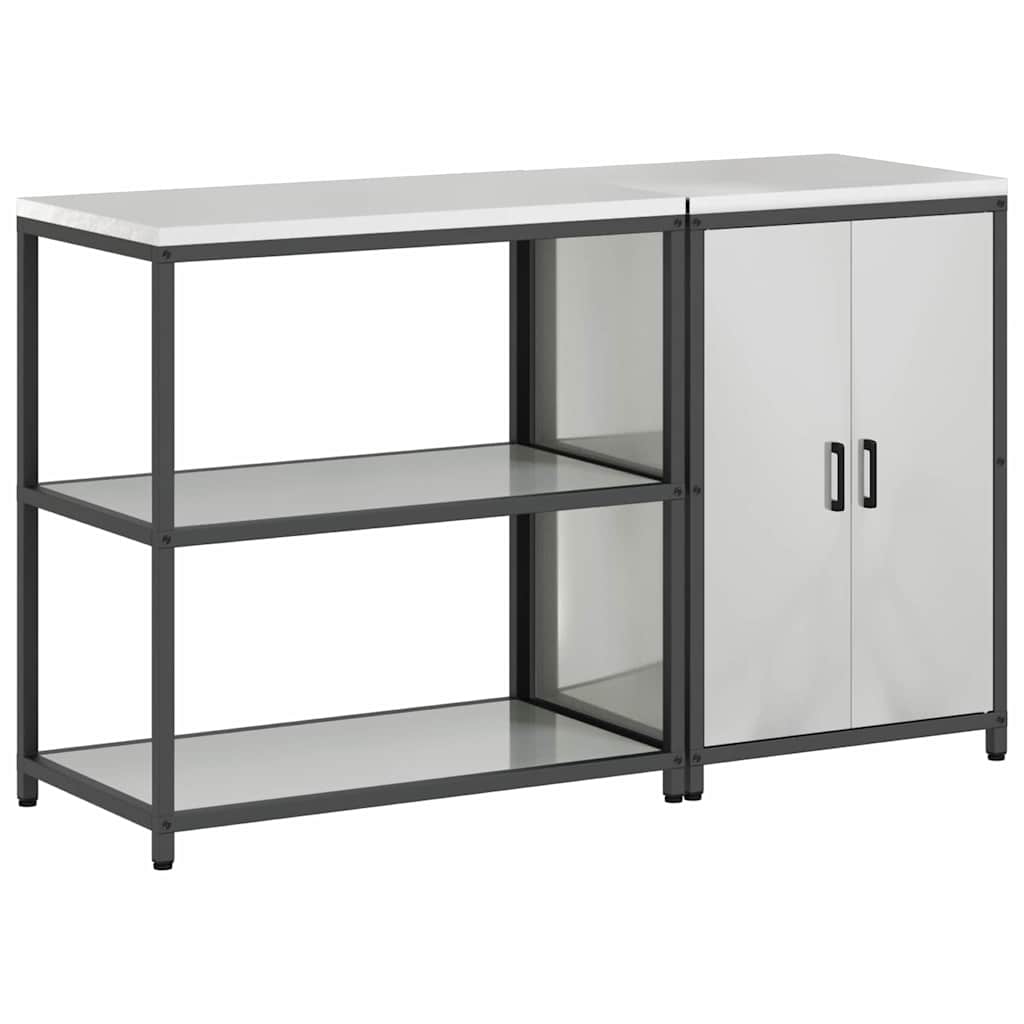 Virtuves uzglabāšanas komplekts 2 gab. Sudraba 150 x 50 x 92 cm