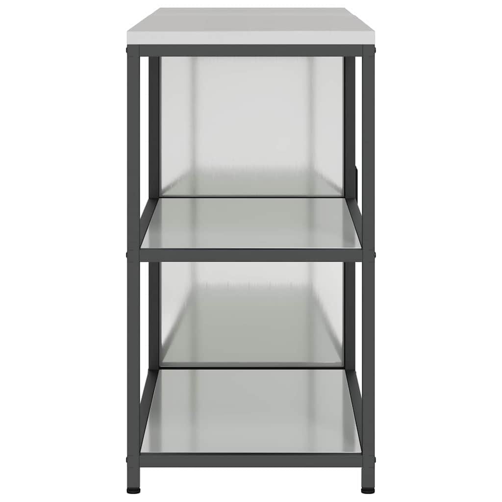 Virtuves uzglabāšanas komplekts 2 gab. Sudraba 150 x 50 x 92 cm