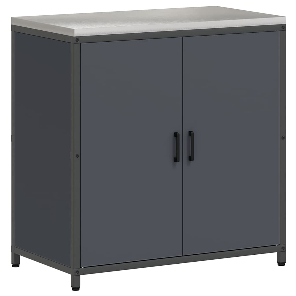 Kitchen storage set 3 pcs Anthracite 210 x 50 x 92 cm