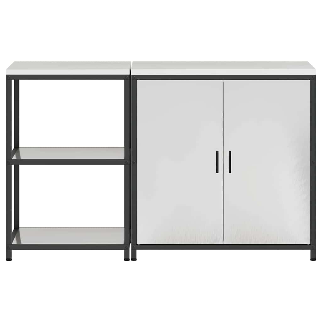 Virtuvės saugojimo rinkinys 2 pcs Sidabro Nerūdijantis Plienas