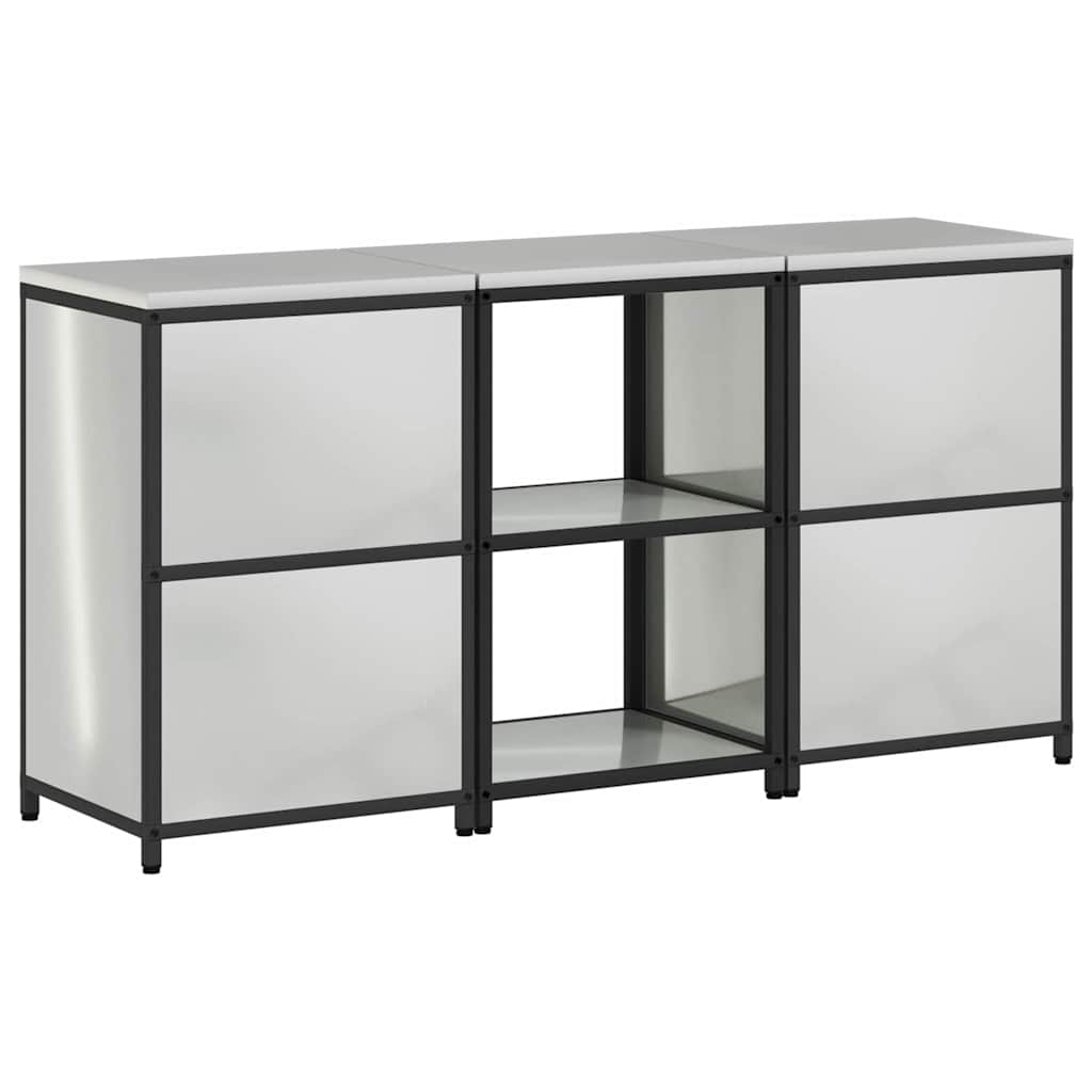 Virtuves uzglabāšanas komplekts 3 gab. Sudraba 180 x 50 x 92 cm