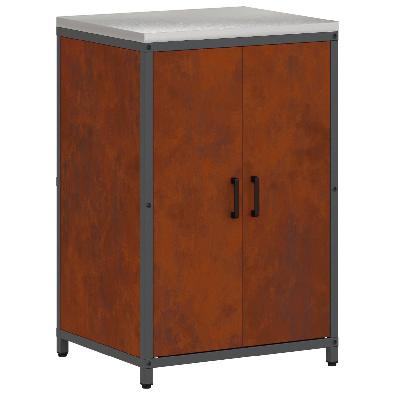 Kitchen storage set 3 pcs Rusty 180 x 50 x 92 cm