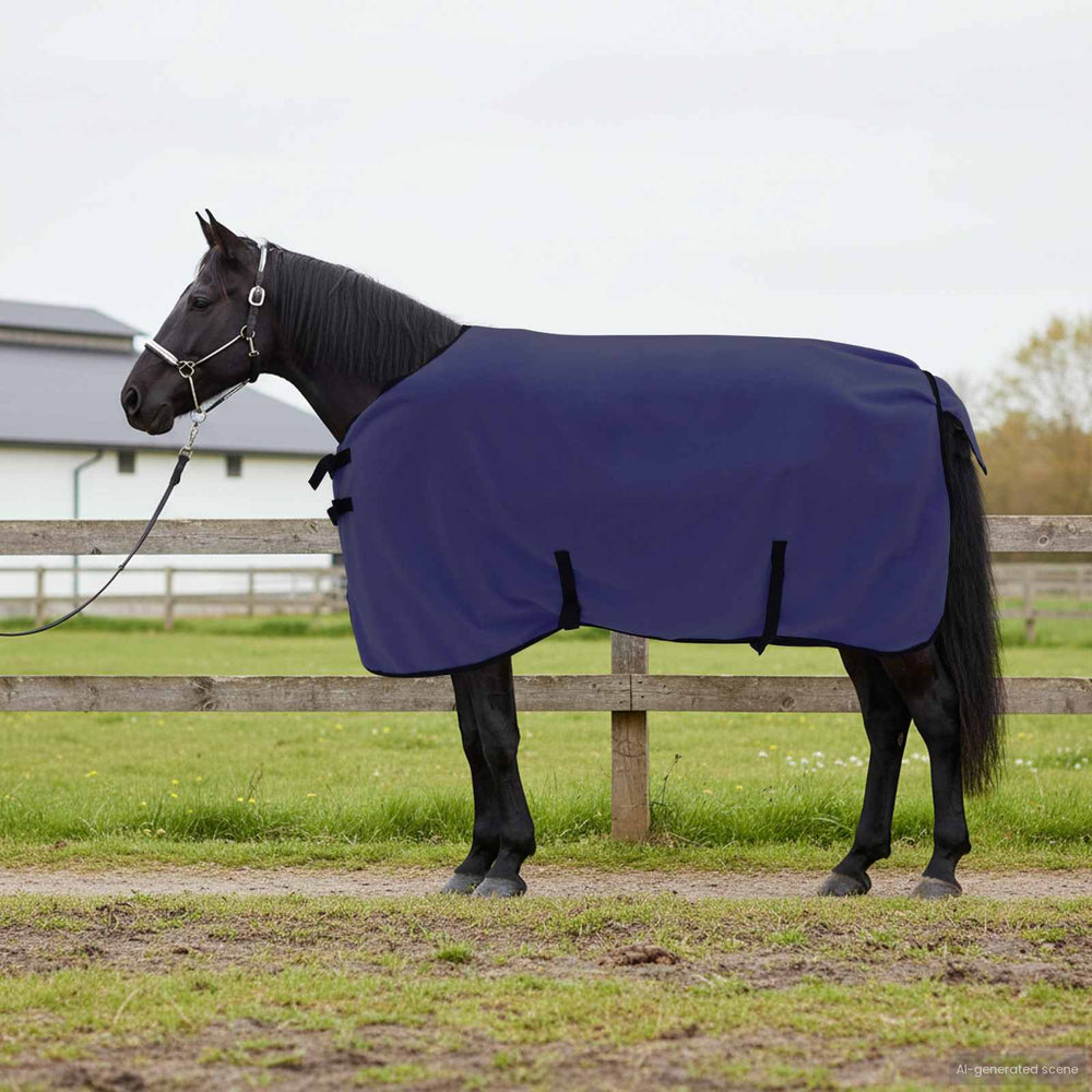 Horse Rug Marine Blue Polyester